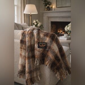 1960’s Scottish Mohair/Wool Blanket